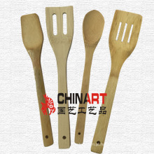 4PCS Utensílios de cozinha de bambu Cozinhando ferramentas (CB06)